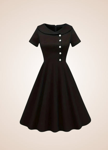 Button Summer Steampunk Dress UK