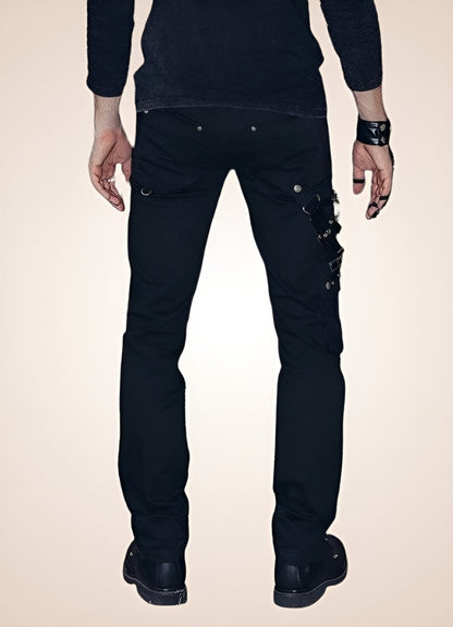 Chain Steampunk Gothic Pants UK