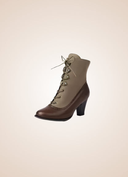 Chunky Heel Steampunk Boots UK