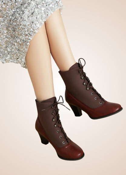 Chunky Heel Steampunk Boots UK