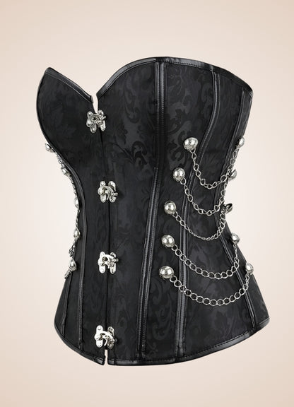 Classic Steampunk Chain Corset UK