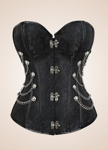 Classic Steampunk Chain Corset UK