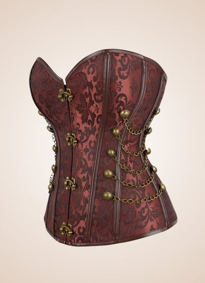 Classic Steampunk Chain Corset UK