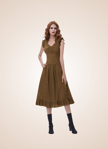 Classic Steampunk Summer Dress UK