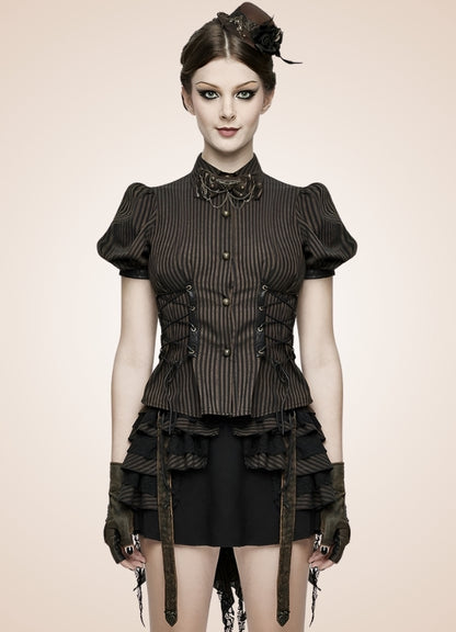 Dark Gothic Steampunk Shirt UK
