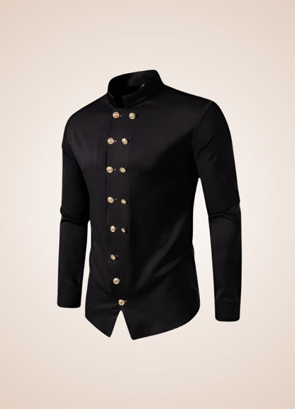 Double-breasted Steampunk Shirt UK