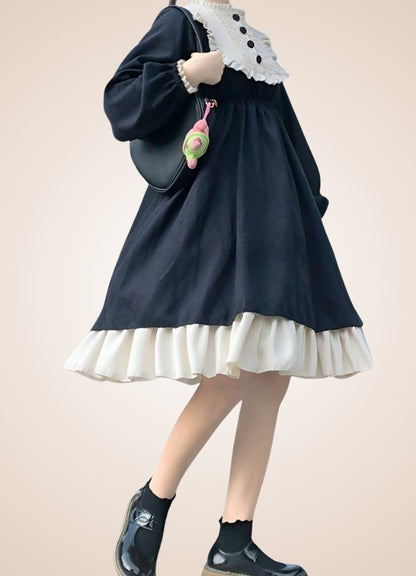Double Layer Steampunk Lolita Dress UK