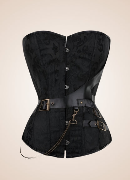 Flower Pattern Pirate Corset UK