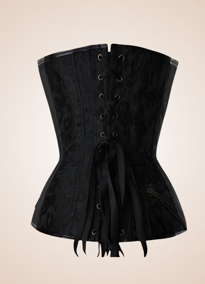 Flower Pattern Pirate Corset UK