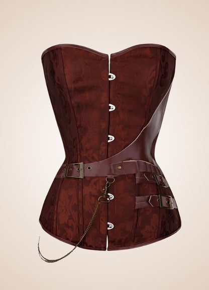 Flower Pattern Pirate Corset UK