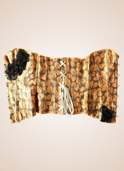 Golden Steampunk Corset UK