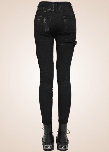 Goth Lolita Skinny Pants UK