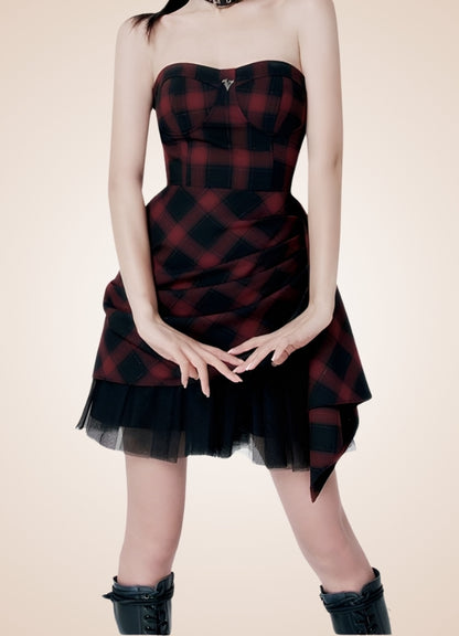 Goth Punk Mini Dress UK