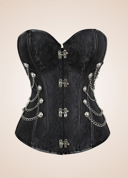Gothic Chain Steampunk Corset UK