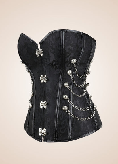 Gothic Chain Steampunk Corset UK