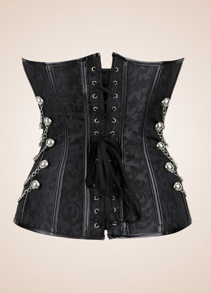 Gothic Chain Steampunk Corset UK
