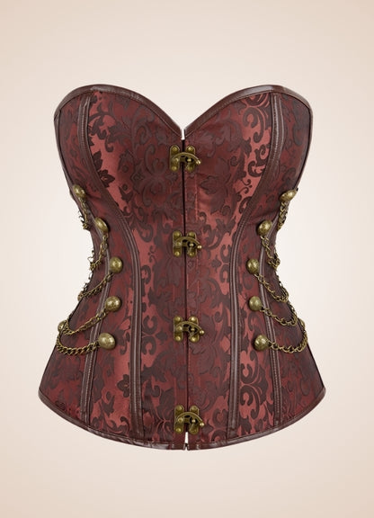 Gothic Chain Steampunk Corset UK
