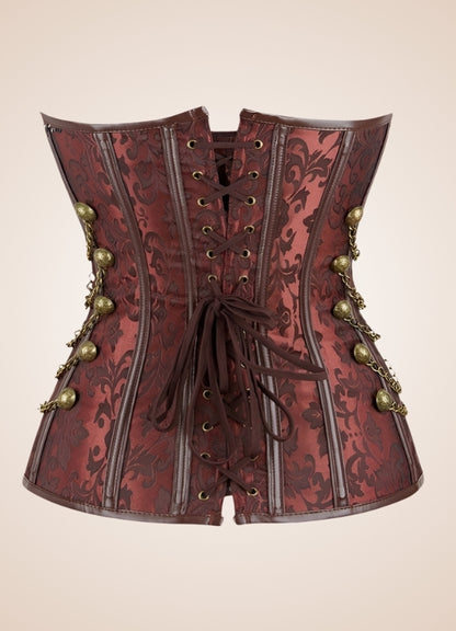 Gothic Chain Steampunk Corset UK