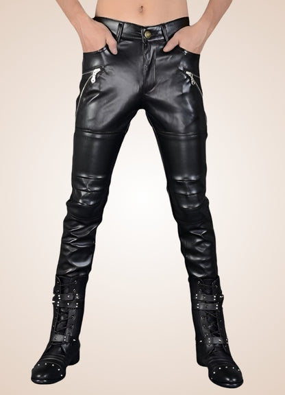 Gothic Faux Leather Pants UK