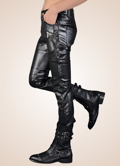 Gothic Faux Leather Pants UK