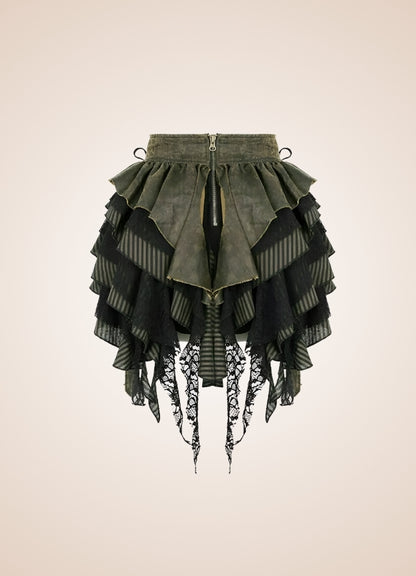Gothic Flat Bone Lolita Skirt UK