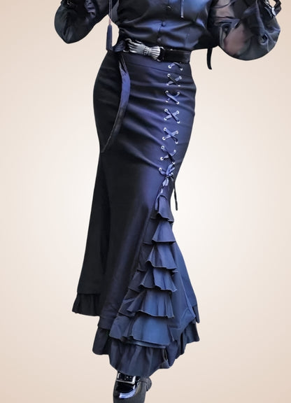 Gothic Medieval Long Skirt UK
