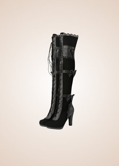 Gothic Over The Knee Boots UK