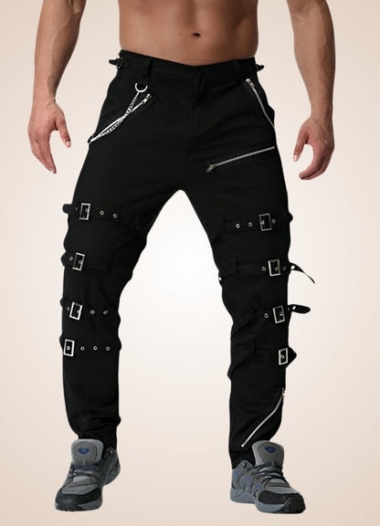 Gothic Punk Men Trousers UK