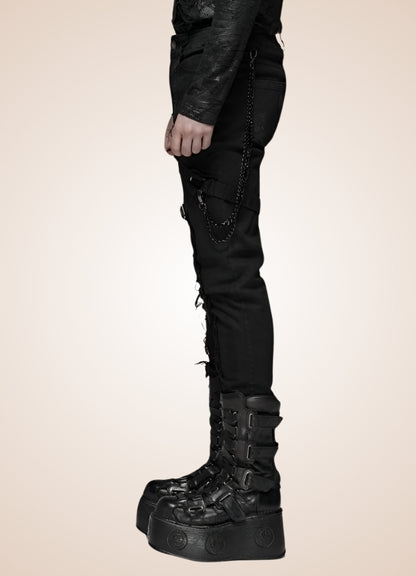 Gothic Punk Men's Pants UK