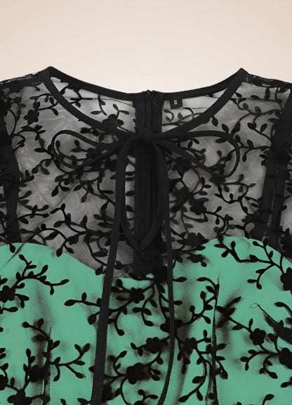 Gothic Sleeveless Mesh Dress UK