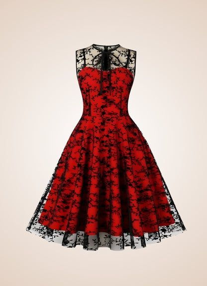 Gothic Sleeveless Mesh Dress UK