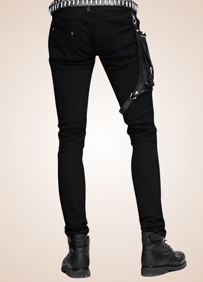 Gothic Steampunk Metal Pants UK