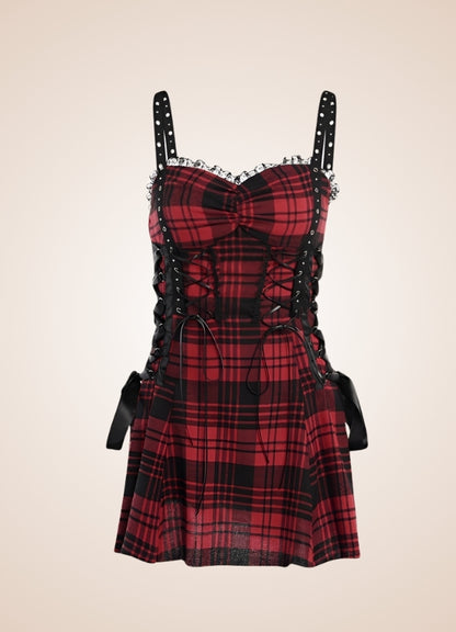 Gothic Style Mini Dress UK