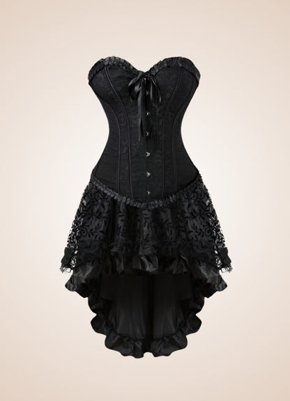 gothic corset dresses uk Vintage Victorian Gothic Corset Dress 819 black3704 blue / S