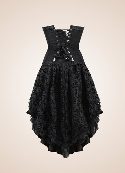 Gothic Victorian Corset Dress – Steampunk Fashion UK