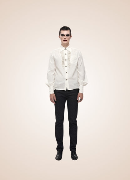 Long Sleeve Goth Style Shirt UK