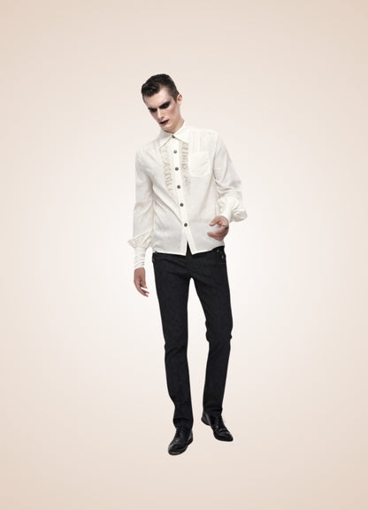 Long Sleeve Goth Style Shirt UK
