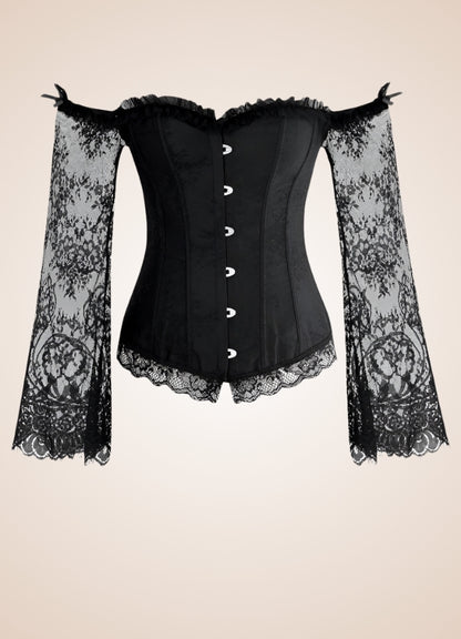 Long Sleeve Steampunk Bustier UK