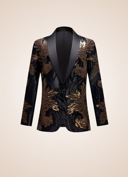 Man Embroidery Steampunk Jacket UK