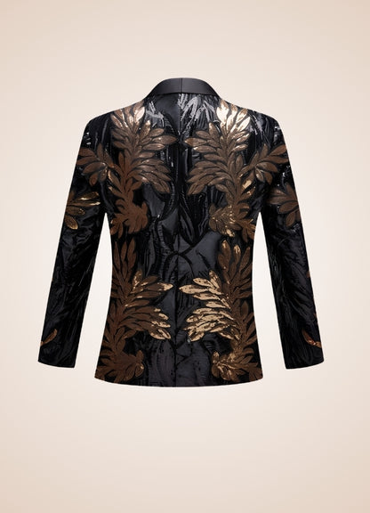 Man Embroidery Steampunk Jacket UK