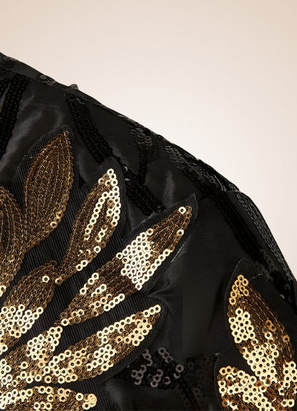 Man Embroidery Steampunk Jacket UK