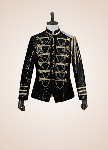 Man Steampunk Military Jacket UK