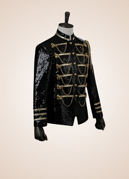 Man Steampunk Military Jacket UK