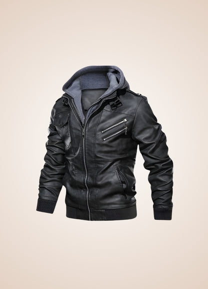 Man's Steampunk Leather Jacket UK