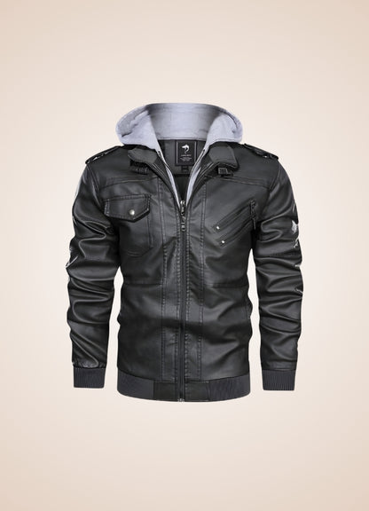 Man's Steampunk Leather Jacket UK