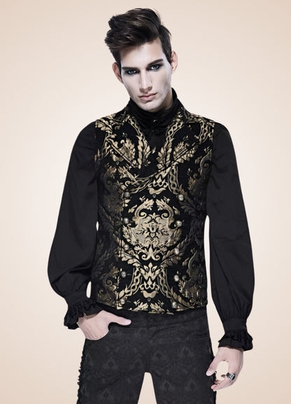 Men Victorian Double Breasted Vest UK