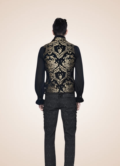 Men Victorian Double Breasted Vest UK