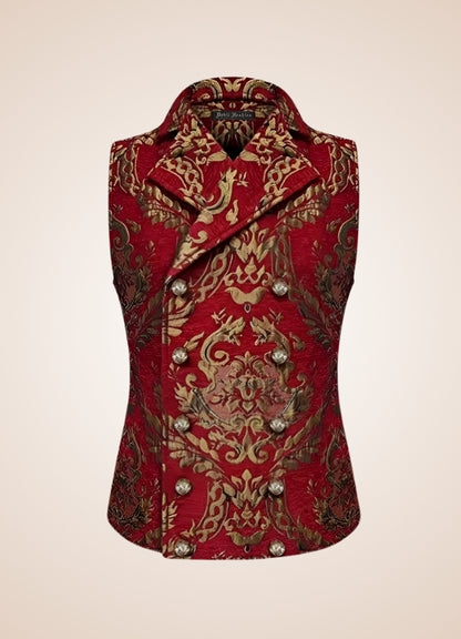Men Victorian Double Breasted Vest UK