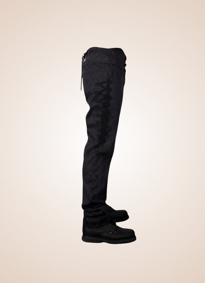 Men's Black Victorian Pants UK