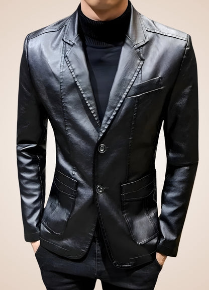 Men's Faux Leather Jacket UK